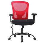 Chaise de bureau FDW grande taille avec support lombaire réglable, capacité de 180 kg et fonction de massage pour adultes