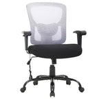 Chaise de bureau FDW grande taille avec support lombaire réglable, capacité de 180 kg et fonction de massage pour adultes