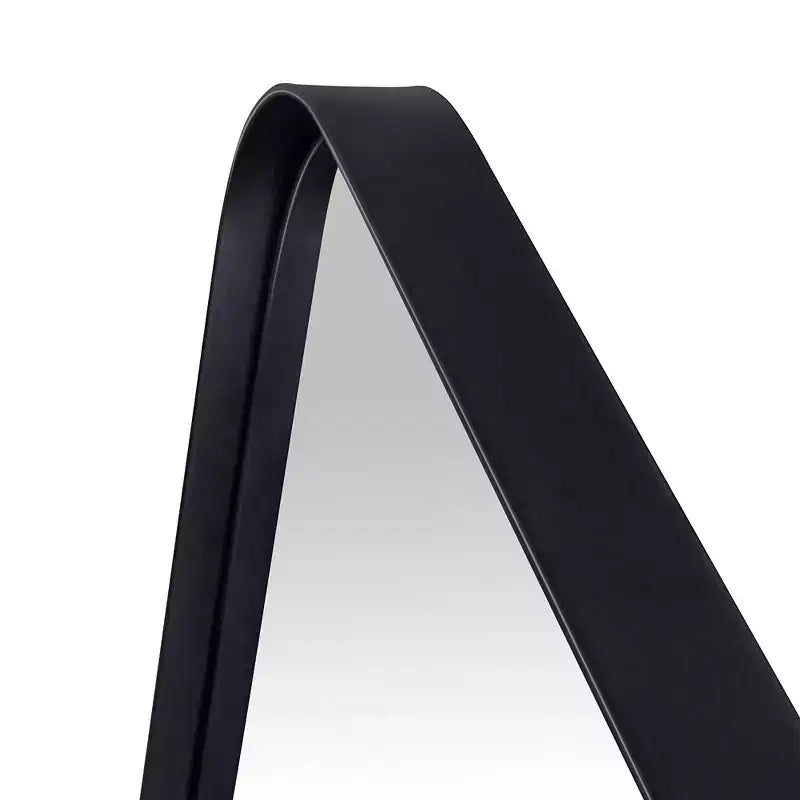 Miroir de courtoisie de salle de bain rectangulaire TEHOME Arthers avec cadre en acier inoxydable pivotant, à fixation murale