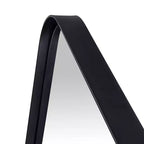 Miroir de courtoisie de salle de bain rectangulaire TEHOME Arthers avec cadre en acier inoxydable pivotant, à fixation murale