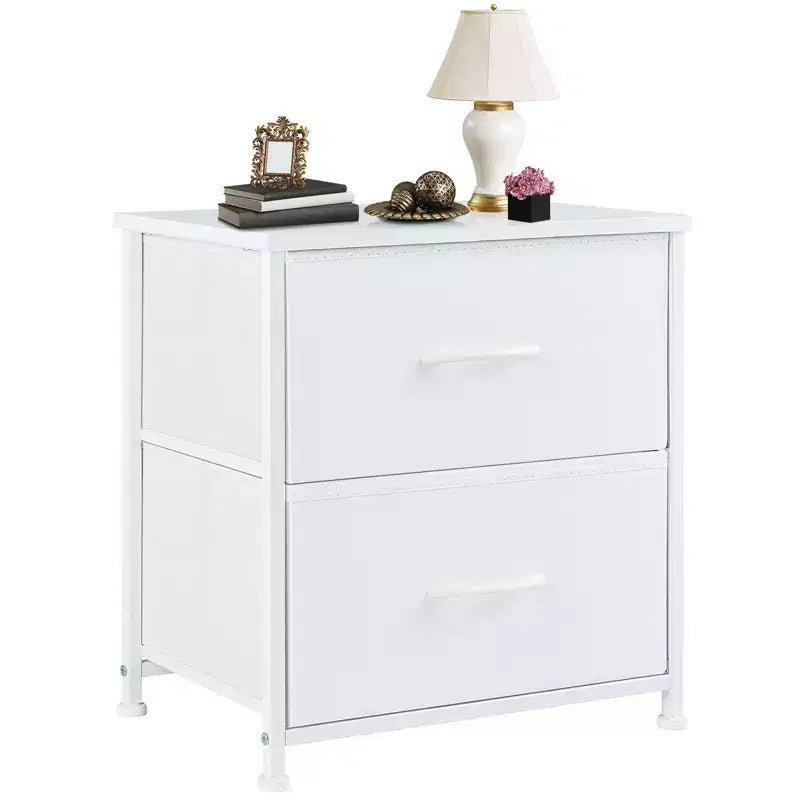 JIONJOY 2 - Table de Chevet avec Tiroirs