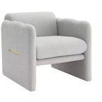 Fauteuil d'appoint moderne en boucle Micah Christopher Knight Home
