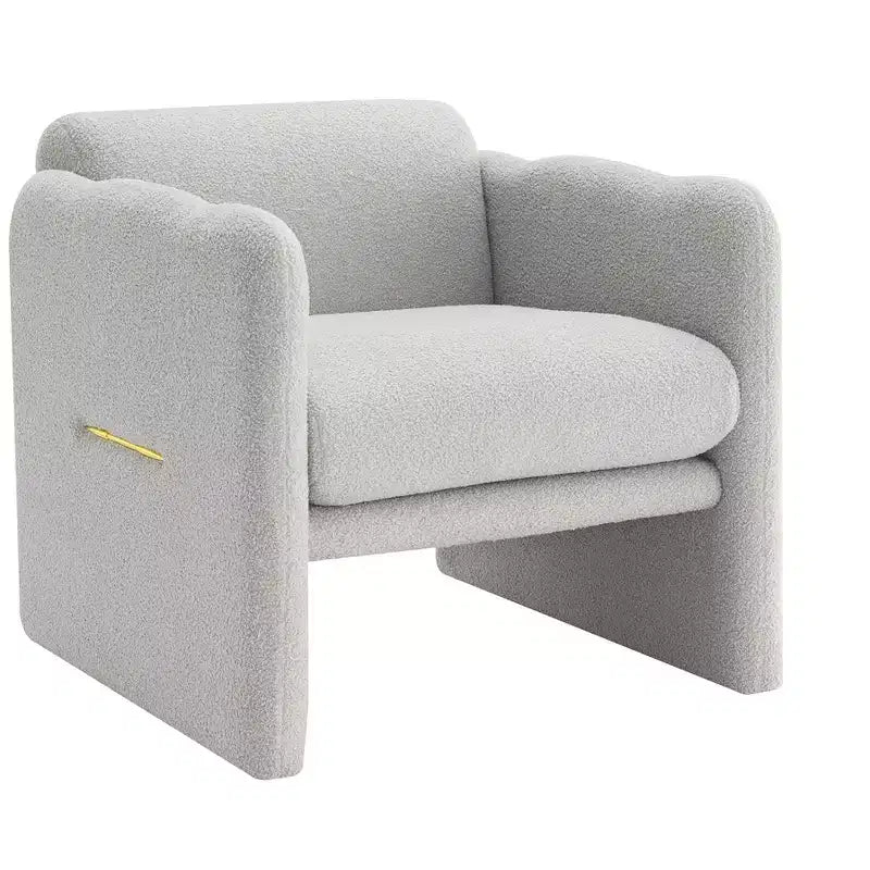 Fauteuil d'appoint moderne en boucle Micah Christopher Knight Home