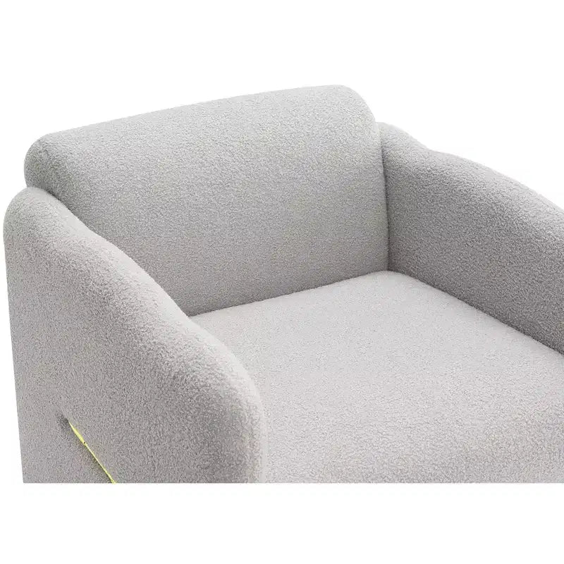 Fauteuil d'appoint moderne en boucle Micah Christopher Knight Home