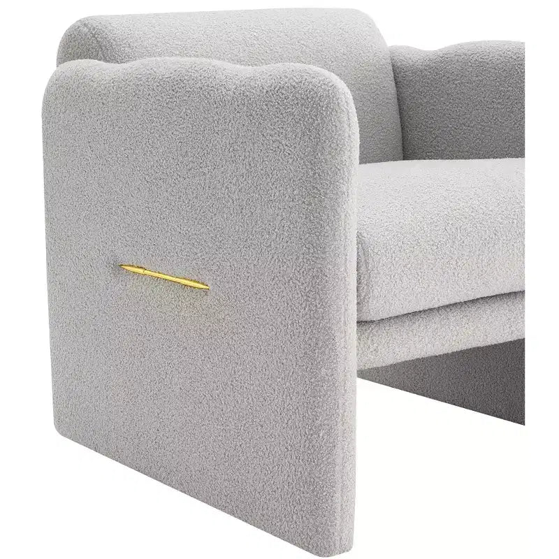 Fauteuil d'appoint moderne en boucle Micah Christopher Knight Home