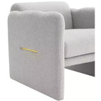 Fauteuil d'appoint moderne en boucle Micah Christopher Knight Home