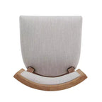 Christopher Knight Home Wina Tabouret de comptoir rembourré en bois d'hévéa 26,5 po, ensemble de 2