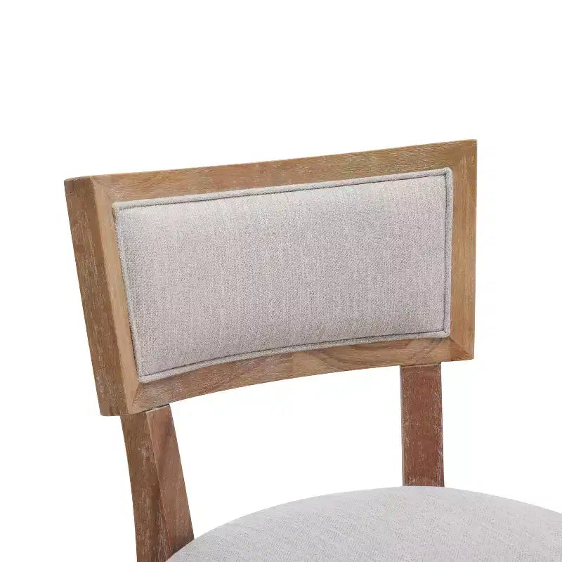 Christopher Knight Home Wina Tabouret de comptoir rembourré en bois d'hévéa 26,5 po, ensemble de 2