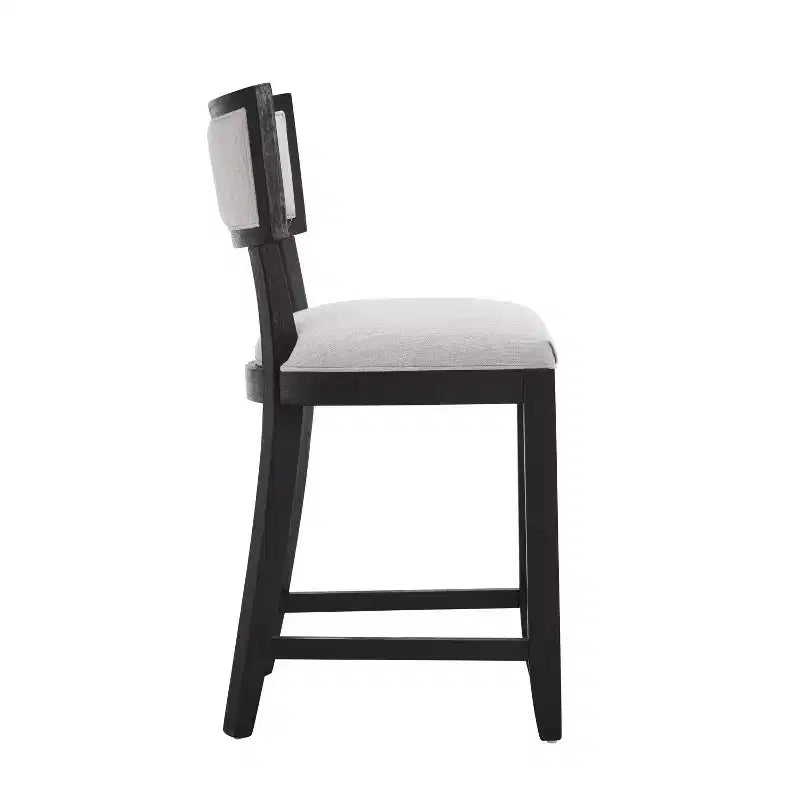 Christopher Knight Home Wina Tabouret de comptoir rembourré en bois d'hévéa 26,5 po, ensemble de 2