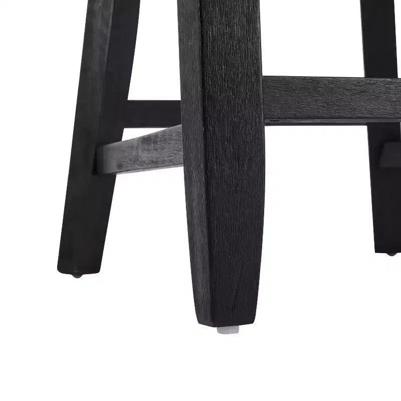 Christopher Knight Home Wina Tabouret de comptoir rembourré en bois d'hévéa 26,5 po, ensemble de 2