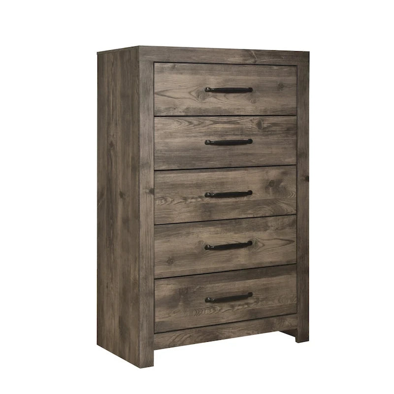Ensemble de chambre 5 pièces Solana Greige New Classic Furniture