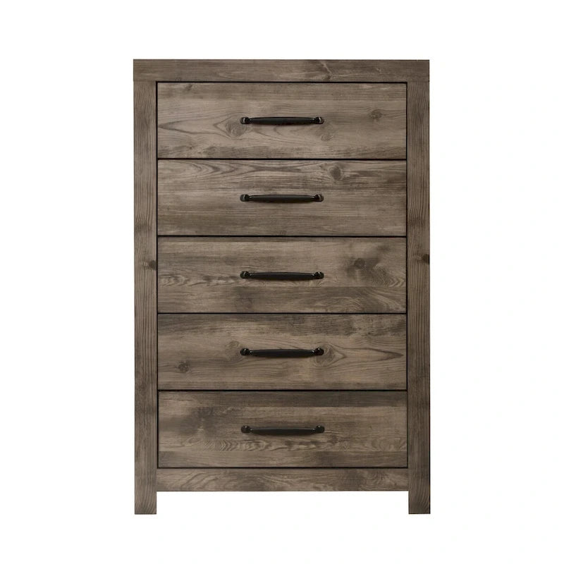 Ensemble de chambre 5 pièces Solana Greige New Classic Furniture