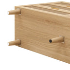 59.066-Meuble de rangement en rotin à tiroirs avec glissières de tiroir blanches