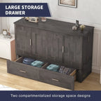 Lit escamotable moderne Mixoy avec matelas, tiroir de rangement, station de recharge