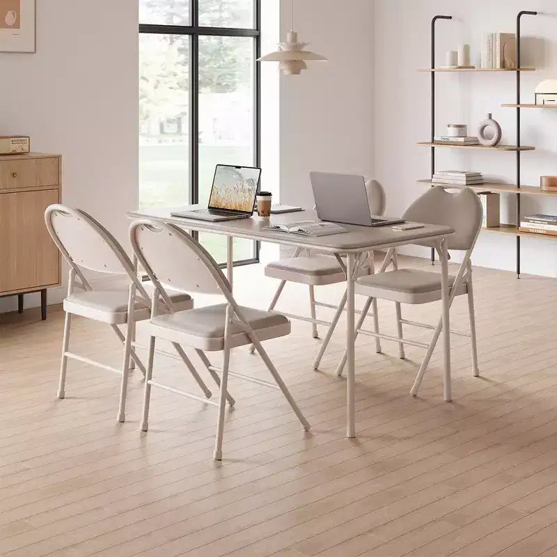 Chaises Pliantes Lot de 2/4/6, Chaise Pliante en Métal avec Patins Antidérapants