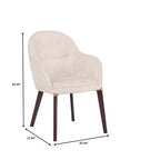 Chaise de salle à manger LeisureMod Elias – Siège en cuir ou velours rembourré avec pieds à revêtement en poudre, cuisine moderne, salle à manger, café, assise confortable