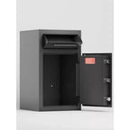 Coffre-fort de dépôt, Coffre-fort à fente pour argent antivol avec clavier numérique et clés de rechange, Coffre-fort robuste pour la maison et le bureau