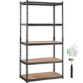 5-Tier Adjustable Heavy Duty Metal Shelving Unit 2000 lbs Capacity Chrome Wire Organizer for Garage