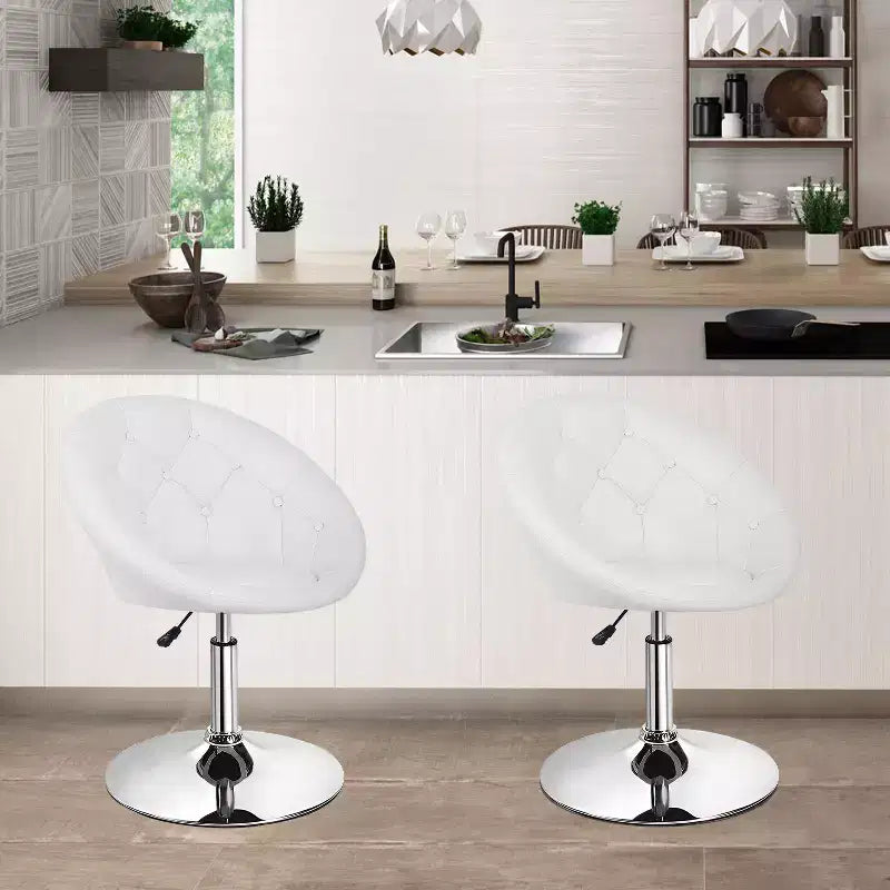 FDW Chaise de vanité Chaise de salon Hauteur réglable Tabouret de bar Chaise de maquillage