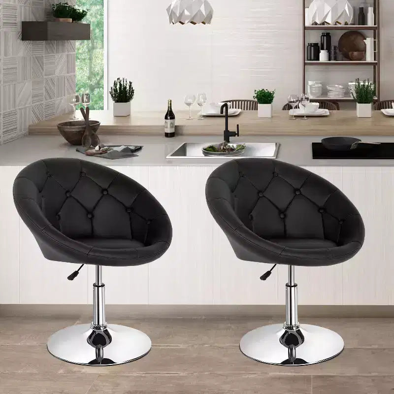 FDW Chaise de vanité Chaise de salon Hauteur réglable Tabouret de bar Chaise de maquillage