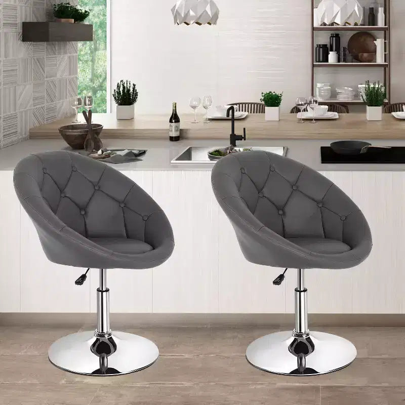 FDW Chaise de vanité Chaise de salon Hauteur réglable Tabouret de bar Chaise de maquillage