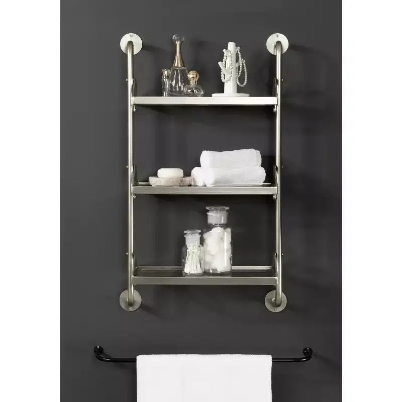 Étagère murale à trois niveaux Marit 18x30 Kate & Laurel All Things Decor