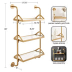 Étagère murale à trois niveaux Marit 18x30 Kate & Laurel All Things Decor