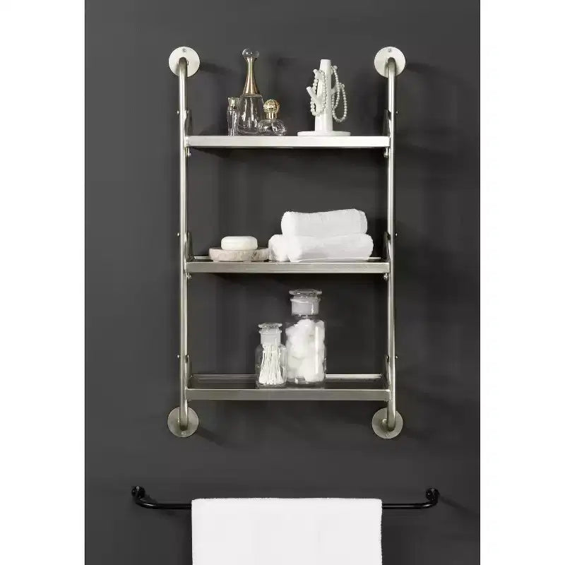 Étagère murale à trois niveaux Marit 18x30 Kate & Laurel All Things Decor
