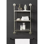 Étagère murale à trois niveaux Marit 18x30 Kate & Laurel All Things Decor
