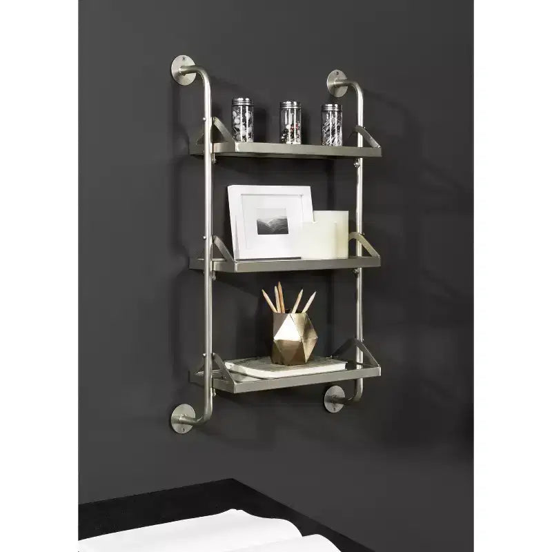 Étagère murale à trois niveaux Marit 18x30 Kate & Laurel All Things Decor