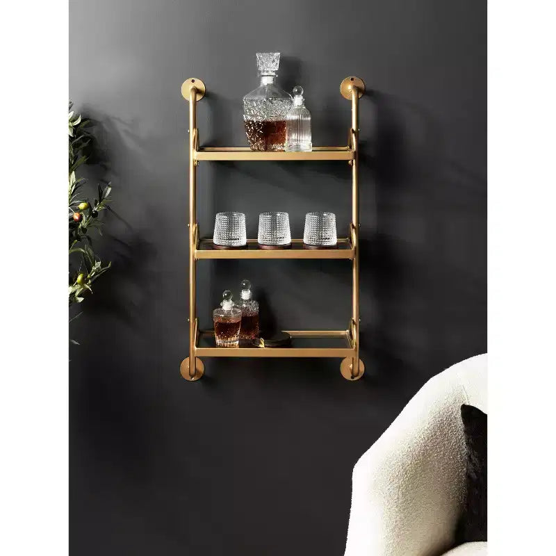 Étagère murale à trois niveaux Marit 18x30 Kate & Laurel All Things Decor