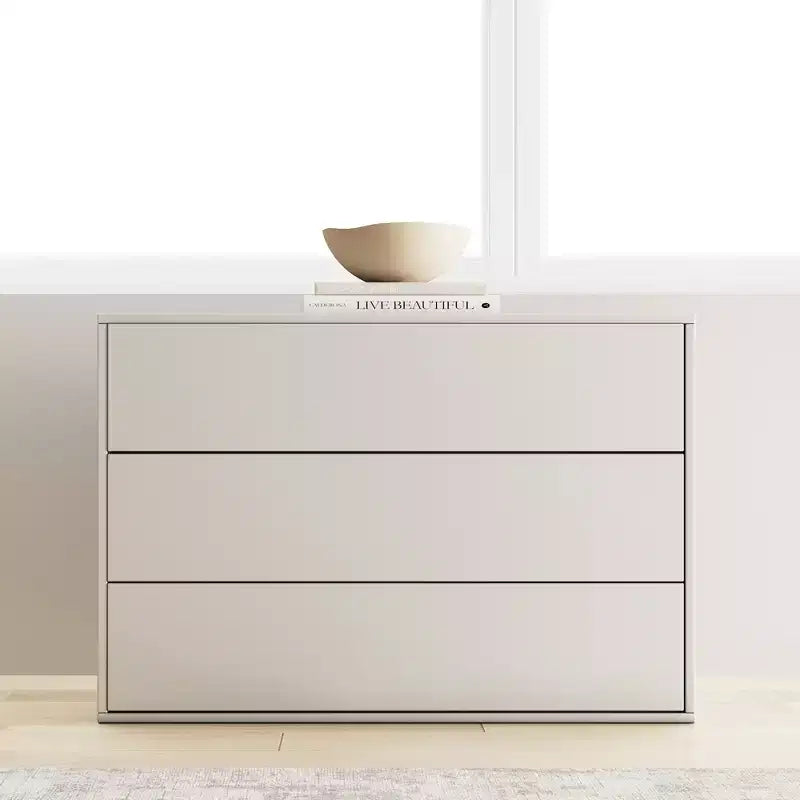 Luck Live Coiffeuse moderne à 3 tiroirs, adaptée pour armoire, chambre à coucher, salon, coiffeuse, table de chevet, avec meuble tiroir en bois