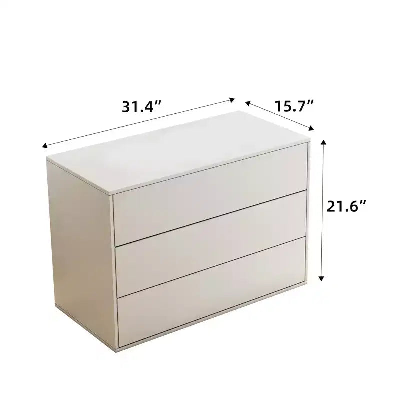 Luck Live Coiffeuse moderne à 3 tiroirs, adaptée pour armoire, chambre à coucher, salon, coiffeuse, table de chevet, avec meuble tiroir en bois