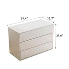 Luck Live Coiffeuse moderne à 3 tiroirs, adaptée pour armoire, chambre à coucher, salon, coiffeuse, table de chevet, avec meuble tiroir en bois