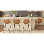 Tabouret de comptoir Poly & Bark Paxton 61 cm (Lot de 3)
