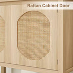 Meuble de Bar à Café, Armoire de Rangement avec 2 Portes, Buffet avec Rangement, Buffet Desserte pour Cuisine, Salle à Manger, Salon