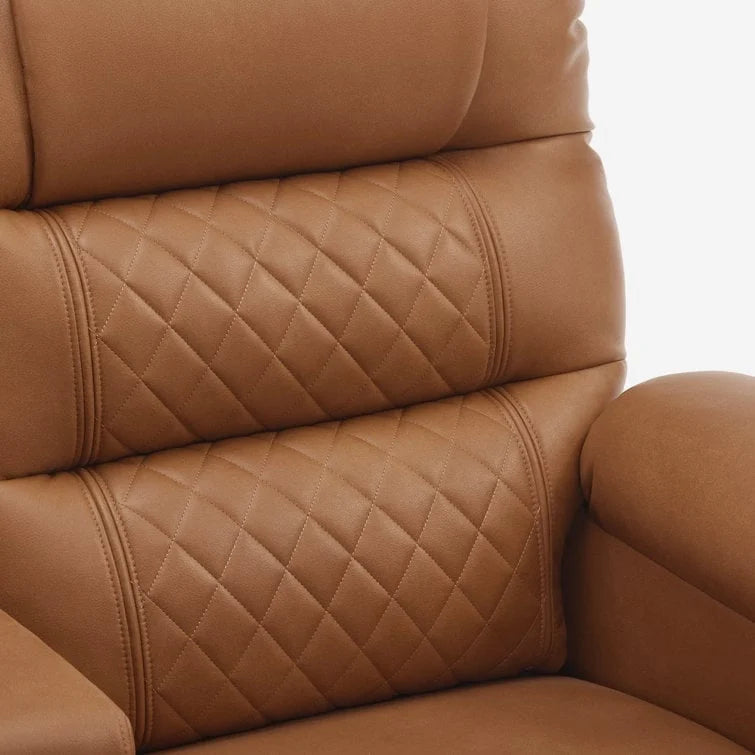 MCombo Canapé inclinable électrique avec console, canapé inclinable électrique avec chauffage et vibrations, ports USB, porte-gobelets PR624