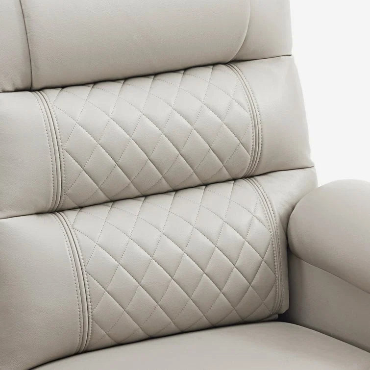 MCombo Canapé inclinable électrique avec console, canapé inclinable électrique avec chauffage et vibrations, ports USB, porte-gobelets PR624