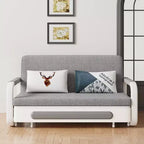 Canapé-lit convertible Luck Live Farmhouse de 59,84 pouces avec base de rangement, fauteuil pliant, canapés pour salon