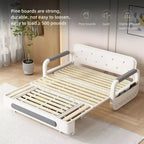 Canapé-lit convertible Luck Live Farmhouse de 59,84 pouces avec base de rangement, fauteuil pliant, canapés pour salon