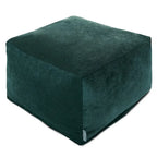 Pouf ottoman en velours Majestic Home Goods Indoor Villa