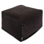 Pouf ottoman en velours Majestic Home Goods Indoor Villa