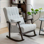 Fauteuil à bascule en bois massif