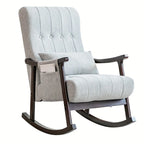 Fauteuil à bascule en bois massif