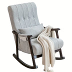 Fauteuil à bascule en bois massif