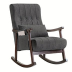 Fauteuil à bascule en bois massif