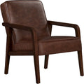 Fauteuil d'appoint moderne en similicuir Yaheetech