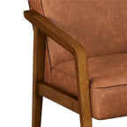 Fauteuil d'appoint moderne en similicuir Yaheetech