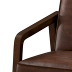 Fauteuil d'appoint moderne en similicuir Yaheetech