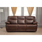 Canapé inclinable manuel 3 places en cuir reconstitué Betsy Furniture 8006